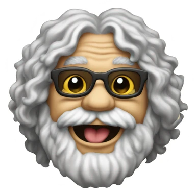 bufo jerry garcia sticker