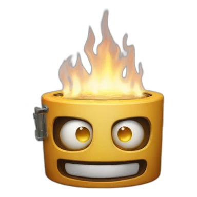 Ignited animatronic sticker