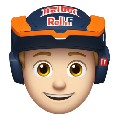 Max Verstappen in a f1 car sticker