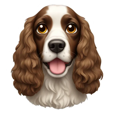 Spaniel dog sticker
