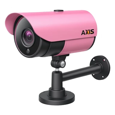 Security Camera pink Axis P1346-E sticker