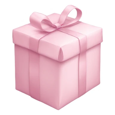 light pink package sticker