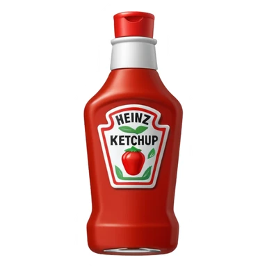 Heinz ketchup Squeeze bottle sticker