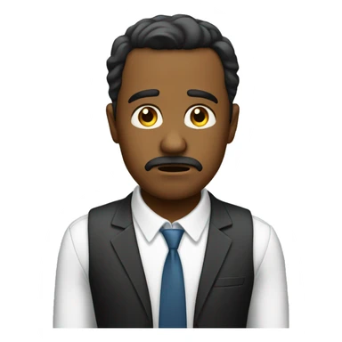 Sad business sticker