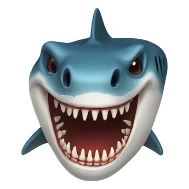 calavera con un tiburón sticker