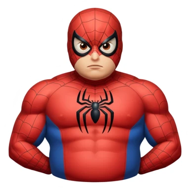 Fat spider man with no Ron man sticker