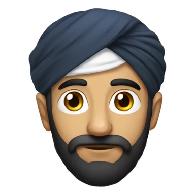 Thinking sardar with lost Girl love sticker