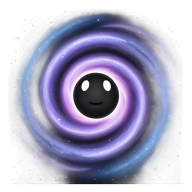 black hole sticker