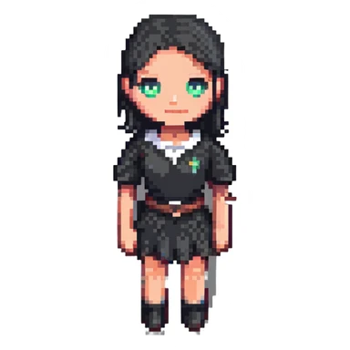 female human character sticker