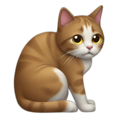 cat-pooping sticker