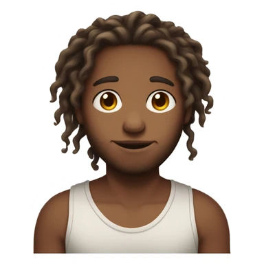 Short girl w curly hair medium skin and taller darker skin guy with dreads holding hands sticker