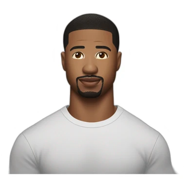 Michael B jordan face sticker