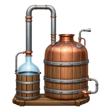 moonshine still sticker