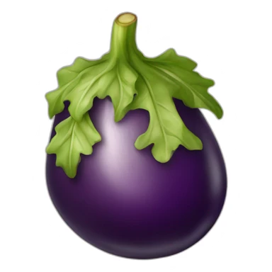 Aubergine sur pêche  sticker