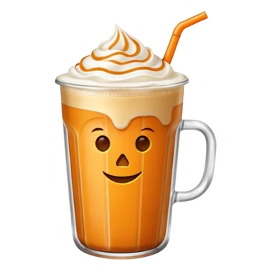 pumpkin iced latte  sticker