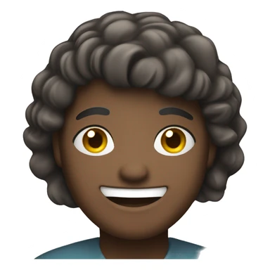 customer service person smiling sticker