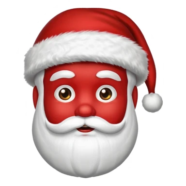 create a santa image with santa hat sticker