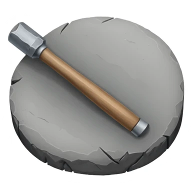 A round hammerstone used for breaking bones or shaping flint.






 sticker