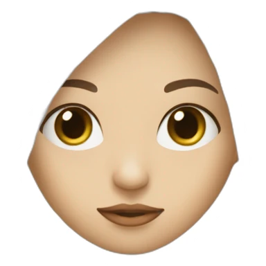 An elegant veiled girl, but people bully her, but she doesn't care  sticker