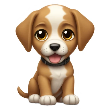Super cute puppy sticker