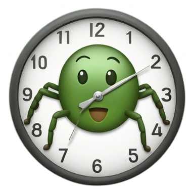 Tick tock sticker