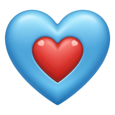 corazon celeste sticker