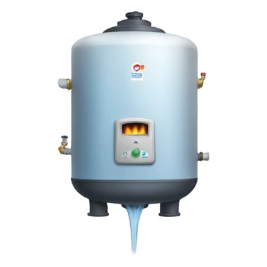 Water heating sticker