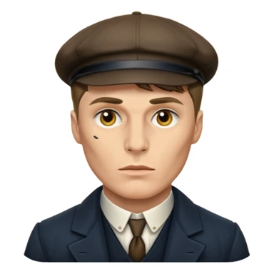 necesito que me hagas la cara de tommy shelny en emoji tip apple sticker