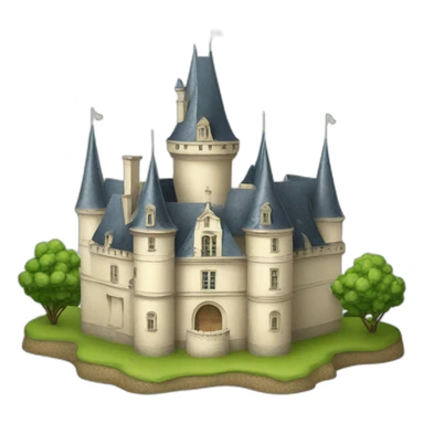 Chantilly castle sticker
