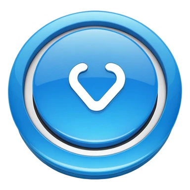 blue return button keyboard  sticker