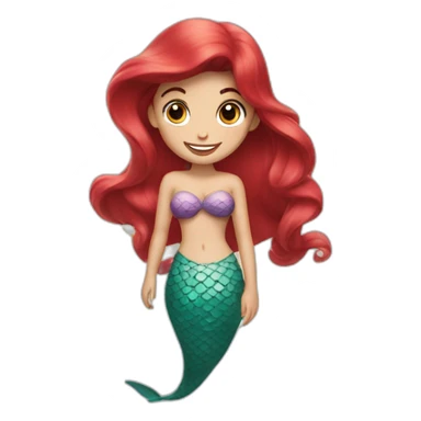 the little mermaid sticker