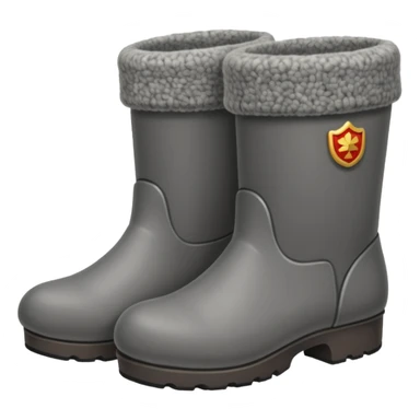 Russian felt boots made from felted wool sticker