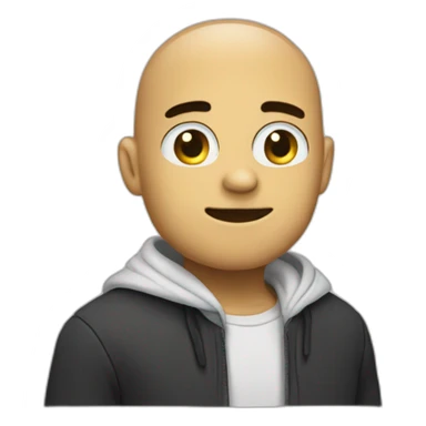 Booder sans nez sticker