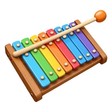Xylophone 3D emoji sticker