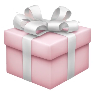 Light pink Christmas gifts under a white Christmas tree  sticker