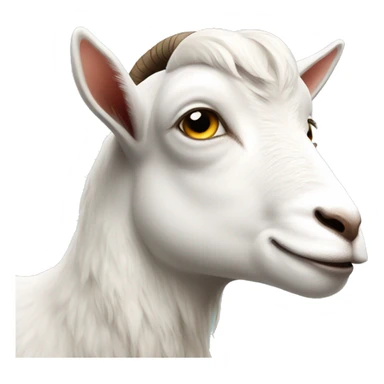 Pretty goat sticker