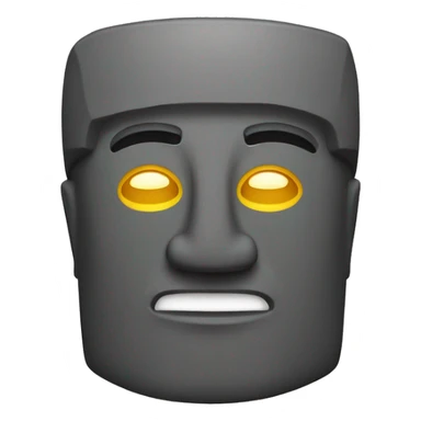 Moai con una estrella  sticker