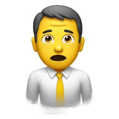 emoji unknowingly shrugging hands sticker