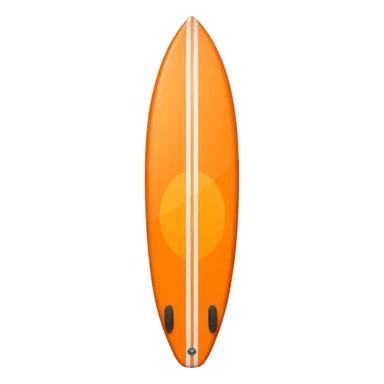 orange pattern surfboard sticker