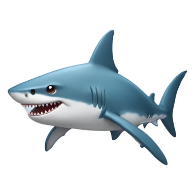 Shark with wings sticker