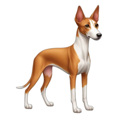 Ibizian hound dog full body sticker