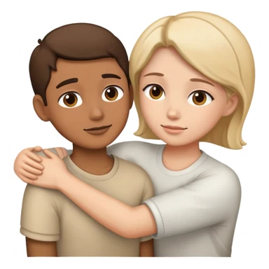 person offering support to another person sticker