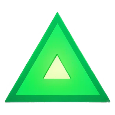 green triangle for kpis sticker