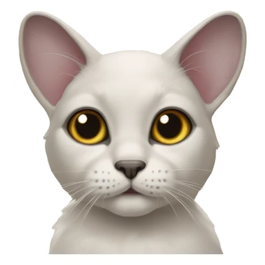 The lop-eared cat sticker