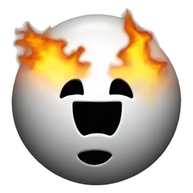 fireball logo sticker