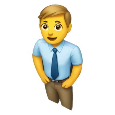 Office cubicle sticker