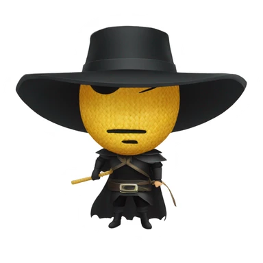 Zorro One Piece Straw Hat sticker