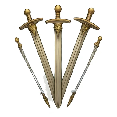 tarot 3 of swords  sticker