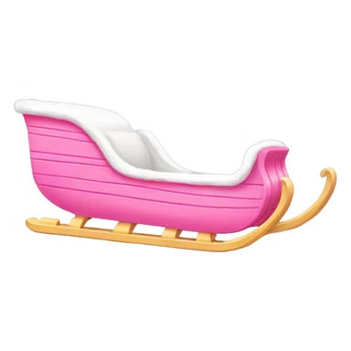 pink sled sticker