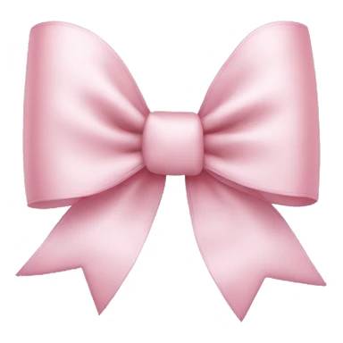 light pink bow sticker